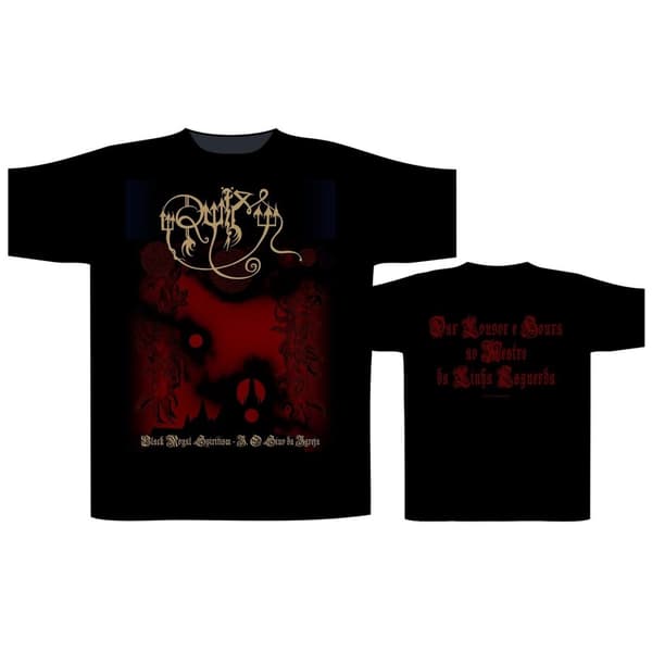 RUÏM - ROYAL BLACK SPIRITISM T-SHIRT (MEDIUM)