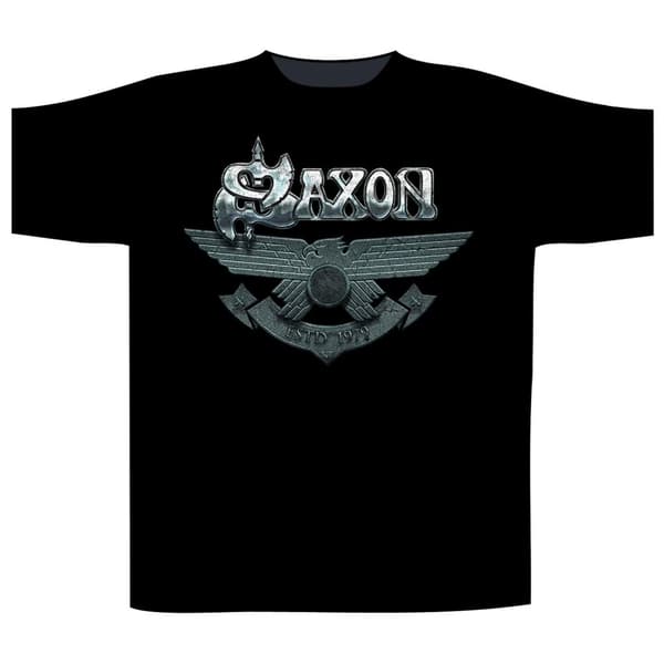SAXON - EST 1979 T-SHIRT (SMALL)