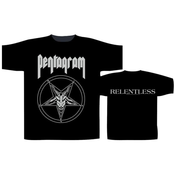 PENTAGRAM - RELENTLESS T-SHIRT (LARGE)