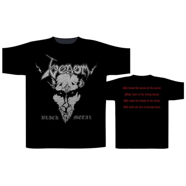 VENOM - BLACK METAL T-SHIRT (X-LARGE)