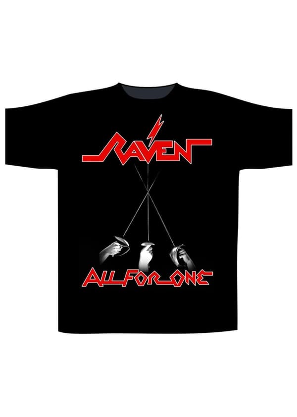 RAVEN - ALL FOR ONE T-SHIRT (LARGE)
