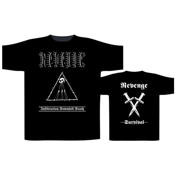REVENGE - INFILTRATION DOWNFALL DEATH T-SHIRT (XX-LARGE)