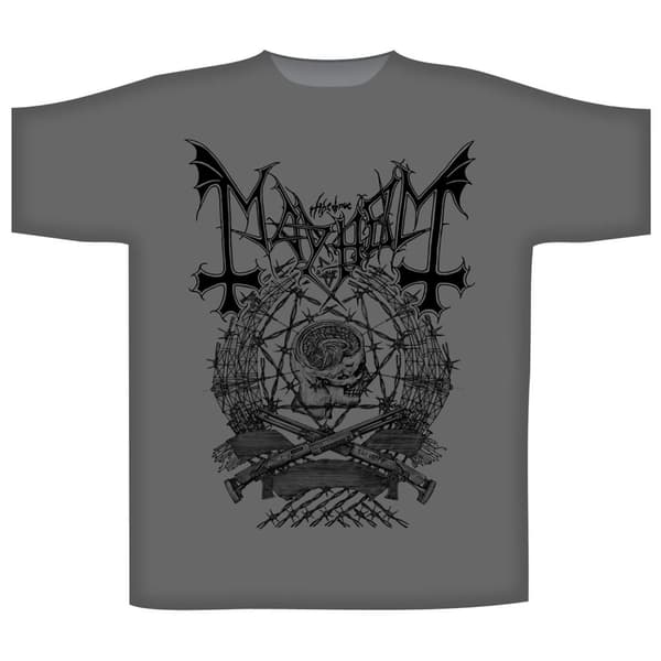 MAYHEM - BARBED WIRE T-SHIRT (X-LARGE)