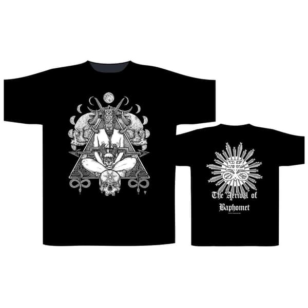 MYSTIC CIRCLE - THE ARRIVAL OF BAPHOMET T-SHIRT (LARGE)