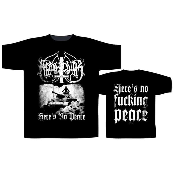MARDUK - HERE'S NO PEACE T-SHIRT (SMALL)