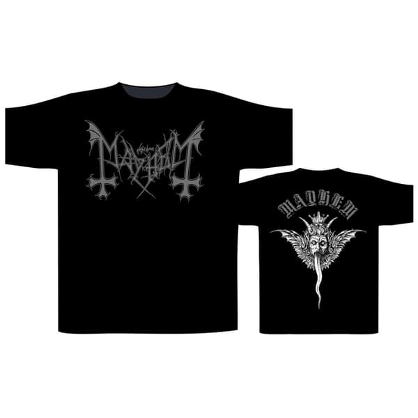 MAYHEM - WINGED DAEMON T-SHIRT (LARGE)