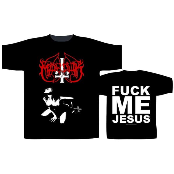 MARDUK - FUCK ME JESUS T-SHIRT (SMALL)