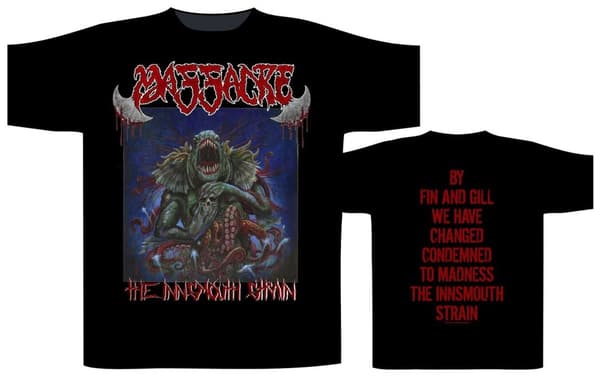 MASSACRE - THE INNSMOUTH STRAIN T-SHIRT (XX-LARGE)