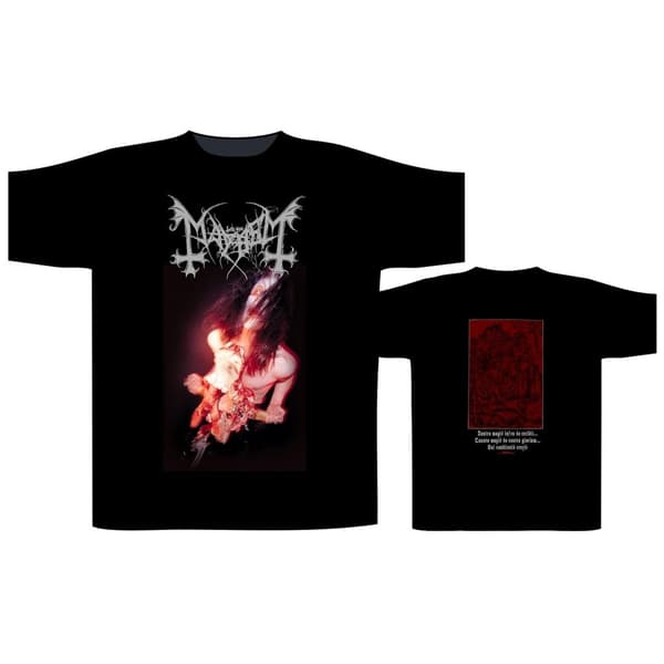 MAYHEM - MANIAC T-SHIRT (LARGE)