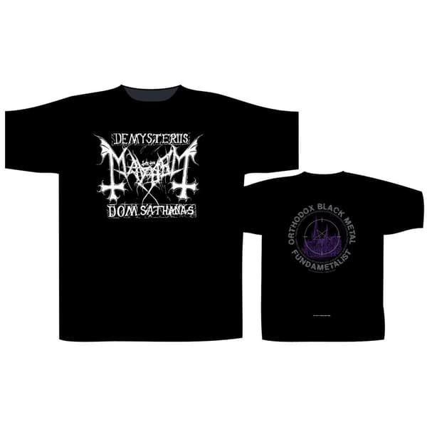 MAYHEM - ORTHODOX BLACK METAL T-SHIRT (MEDIUM)