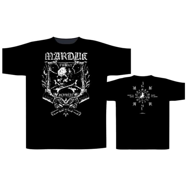 MARDUK - FRONTSCHWEIN SHIELD T-SHIRT (LARGE)
