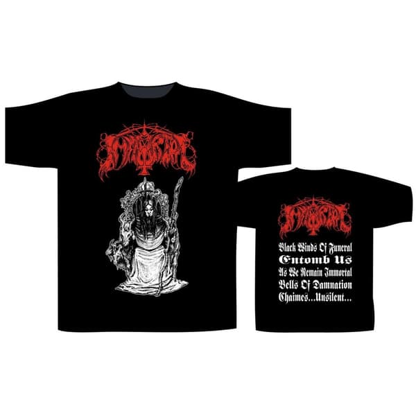 IMMORTAL - THRONE T-SHIRT (SMALL)