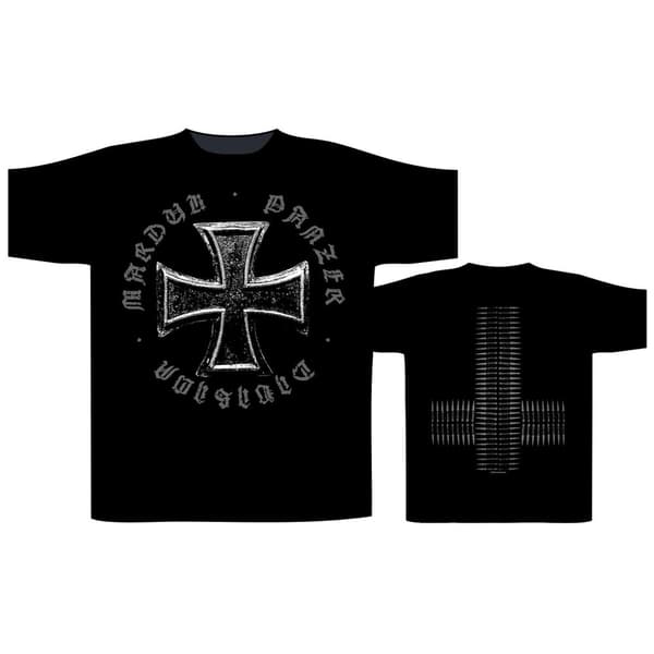 MARDUK - IRON CROSS T-SHIRT (MEDIUM)