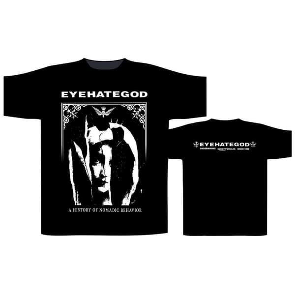 EYEHATEGOD - A HISTORY OF NOMADIC BEHAVIOR T-SHIRT (SMALL)