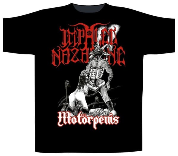 IMPALED NAZARENE - MOTORPENIS T-SHIRT (MEDIUM)