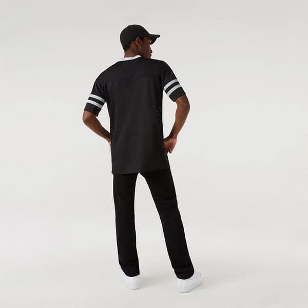 New Era Kortärmad T-shirt Nfl Mesh Las Vegas Raiders Svart L Man