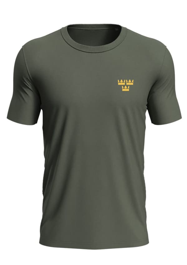 Tre Kronor T-shirt -  Military Green