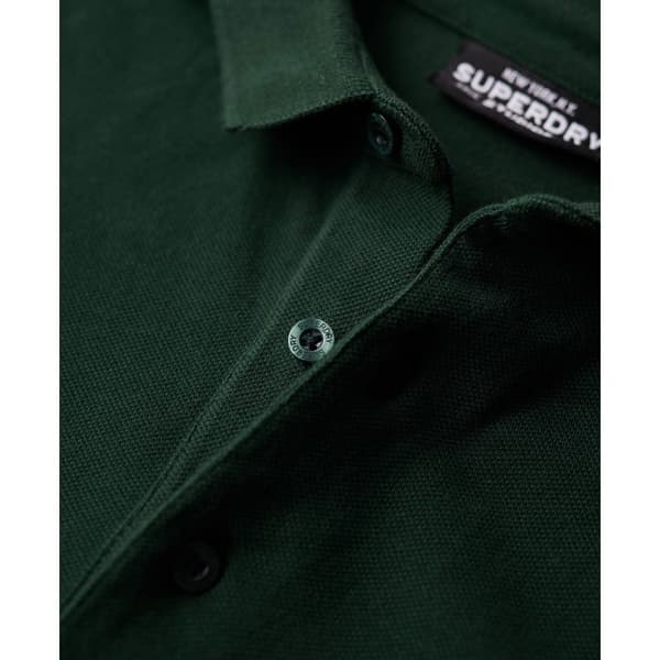 Superdry Långärmad Piké Cotton Pique Grönt 2XL Man