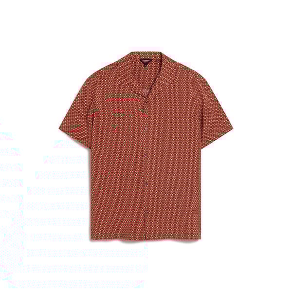 Superdry Kortärmad T-shirt Revere 70s Orange L Man