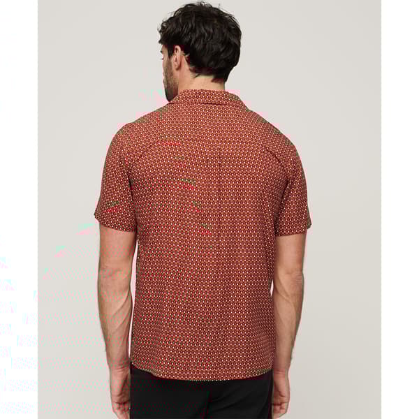 Superdry Kortärmad T-shirt Revere 70s Orange L Man