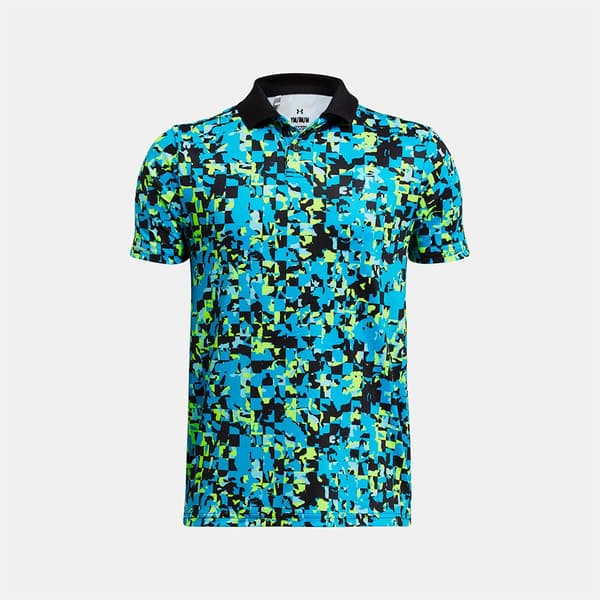 Under Armour Golf Junior Kortärmad Polo Performance Printed L
