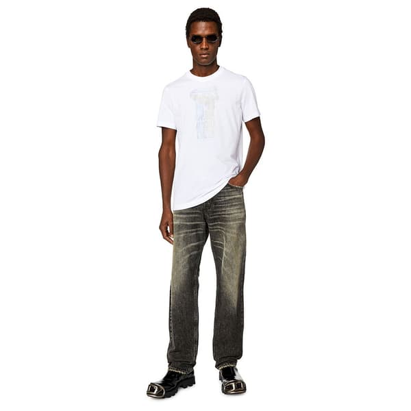 Diesel Kortärmad T-shirt Diegor K68 Vit L Man