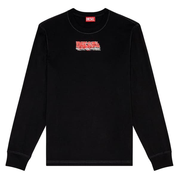 Diesel Långärmad T-shirt Just K2 Svart 2XL Man