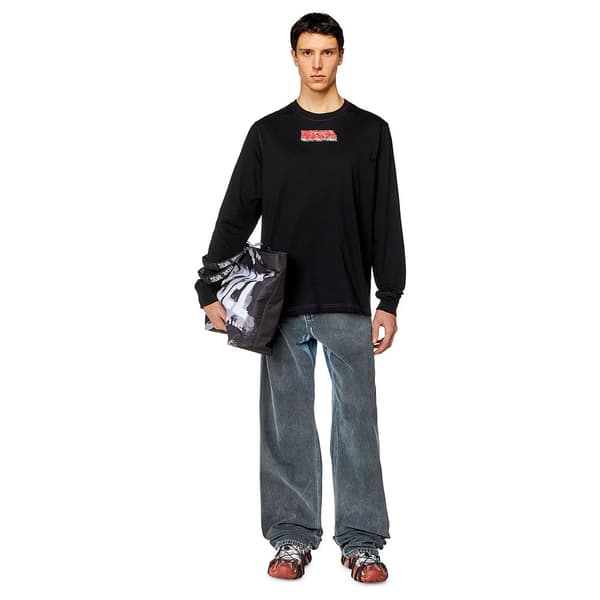 Diesel Långärmad T-shirt Just K2 Svart 2XL Man