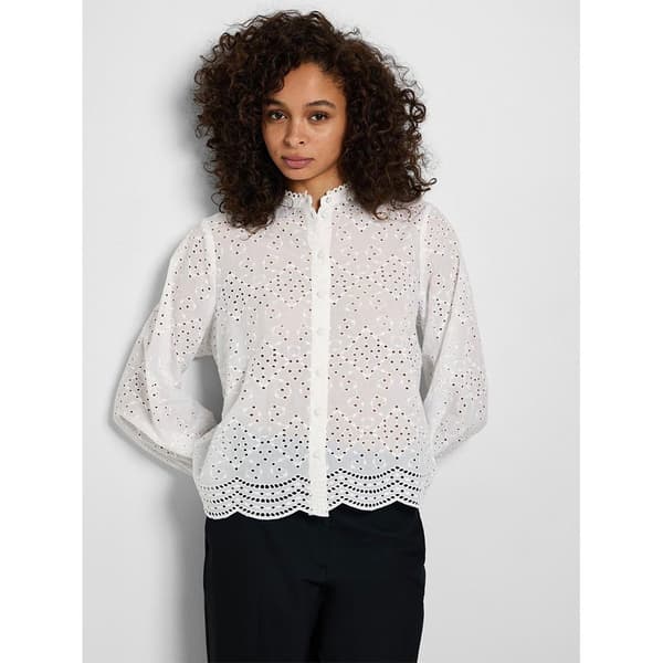 Selected Lang ærmet Skjorte Tatiana Beige 44 Kvinde