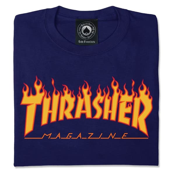 Thrasher Kortärmad T-shirt Flame Orange XL Man