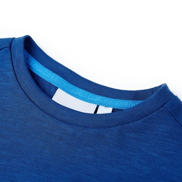 vidaXL T-shirt för barn mörkgrå 92