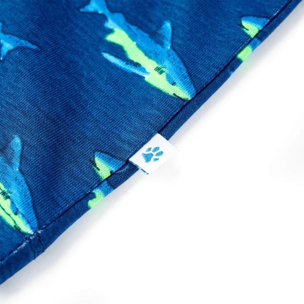 vidaXL T-shirt för barn mörkgrå 116