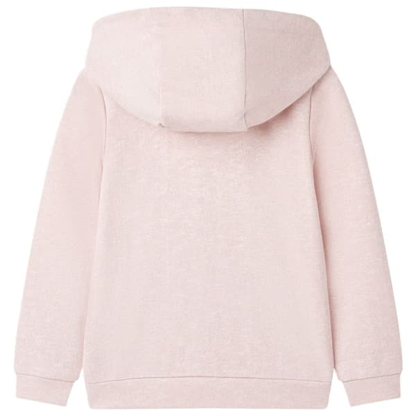 vidaXL Barnhoodie med dragkedja ljusrosa mix 104