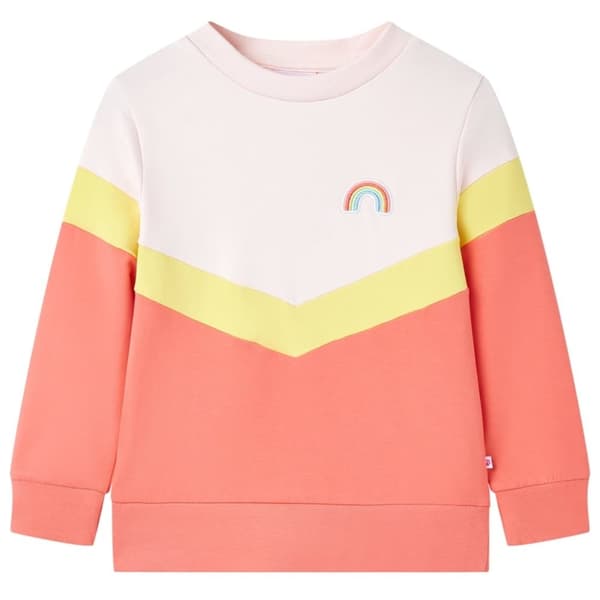 vidaXL Sweatshirt til børn str. 104 lyserød