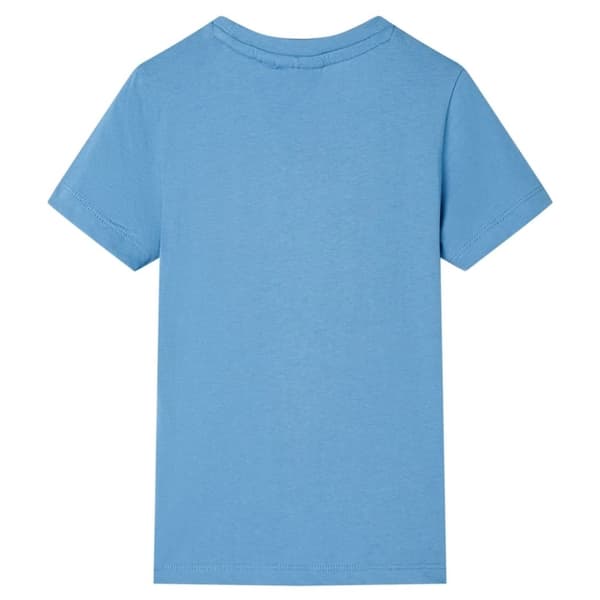 vidaXL T-shirt för barn mellanblå 104