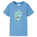 Miniatyrbild 1 av 7: vidaXL T-shirt för barn mellanblå 104