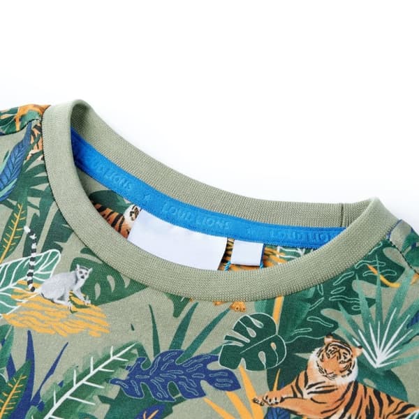 vidaXL T-shirt med korta ärmar för barn flerfärgad 128