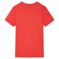 Miniatyrbild 2 av 7: vidaXL T-shirt med korta ärmar för barn röd 128
