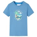 Miniatyrbild 1 av 7: vidaXL T-shirt för barn mellanblå 116