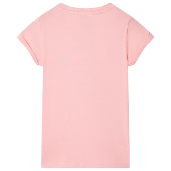 vidaXL T-shirt til børn str. 104 lyserød