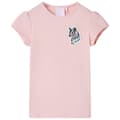 Miniatyrbillede 1 af 7: vidaXL T-shirt til børn str. 128 lyserød