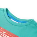 Miniatyrbild 3 av 7: vidaXL T-shirt med korta ärmar för barn mörk mintgrön 92