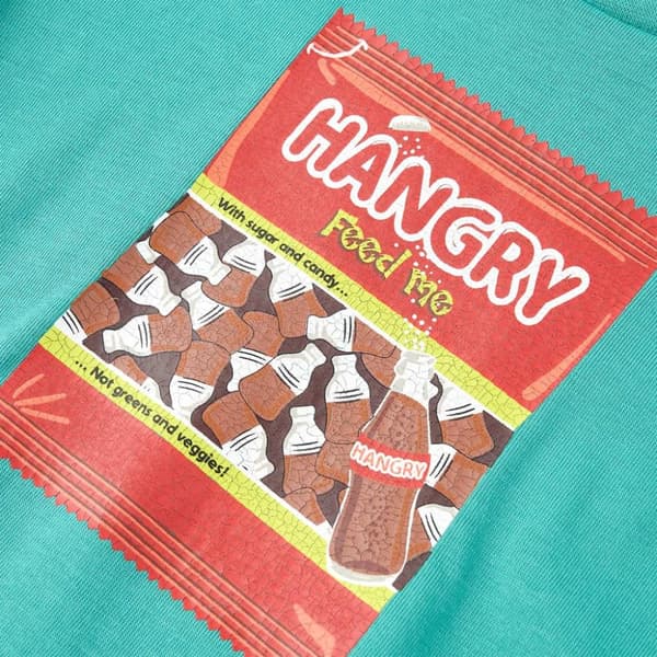 vidaXL T-shirt med korta ärmar för barn mörk mintgrön 92