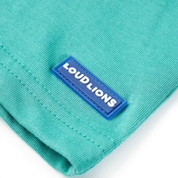 vidaXL T-shirt med korta ärmar för barn mörk mintgrön 92