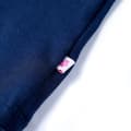 Miniatyrbild 6 av 7: vidaXL T-shirt för barn marinblå 92