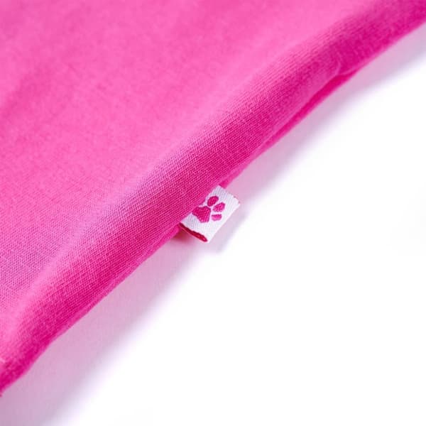 vidaXL T-shirt för barn mörk rosa 104