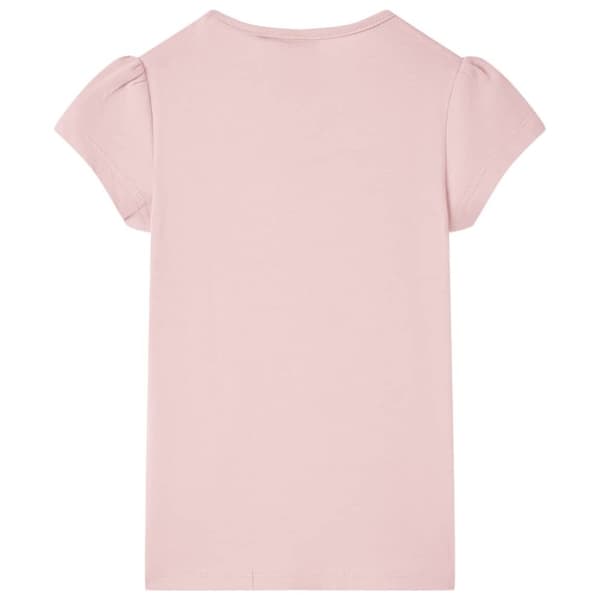 vidaXL T-shirt til børn str. 140 lyserød