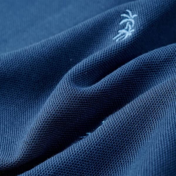 vidaXL Poloshirt til børn str. 116 mørkeblå