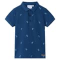 Miniatyrbillede 1 af 7: vidaXL Poloshirt til børn str. 116 mørkeblå