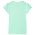 Miniatyrbillede 2 af 7: vidaXL T-shirt til børn str. 104 lysegrøn